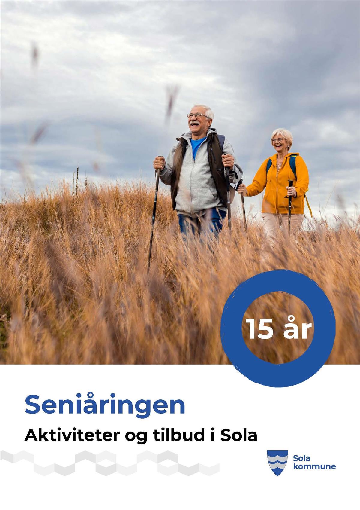 Foto av forsiden av heftet Seniåringen. - Klikk for stort bilde