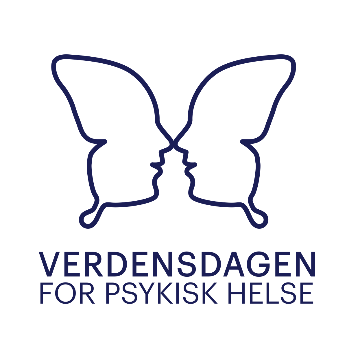Verdensdagen for psykisk helse logo - Klikk for stort bilde