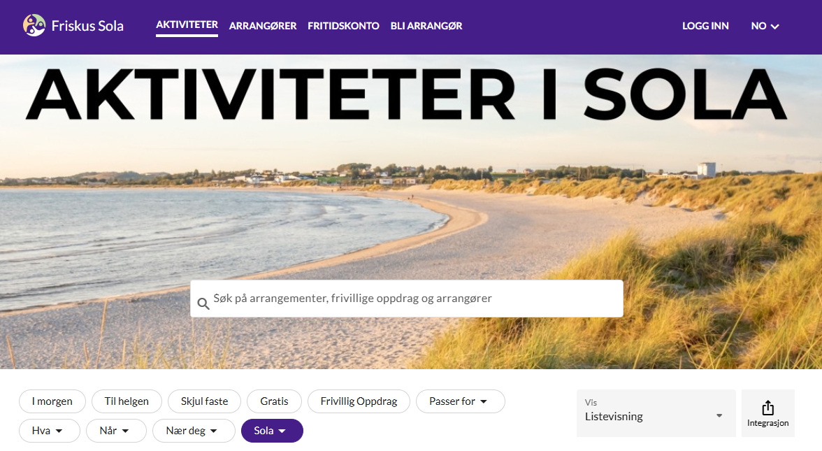 Bilde av forsiden til Friskus aktivitetskalender - Klikk for stort bilde