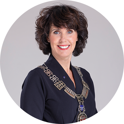 protrettbilde av ordfører Janne Stangeland Rege - Klikk for stort bilde